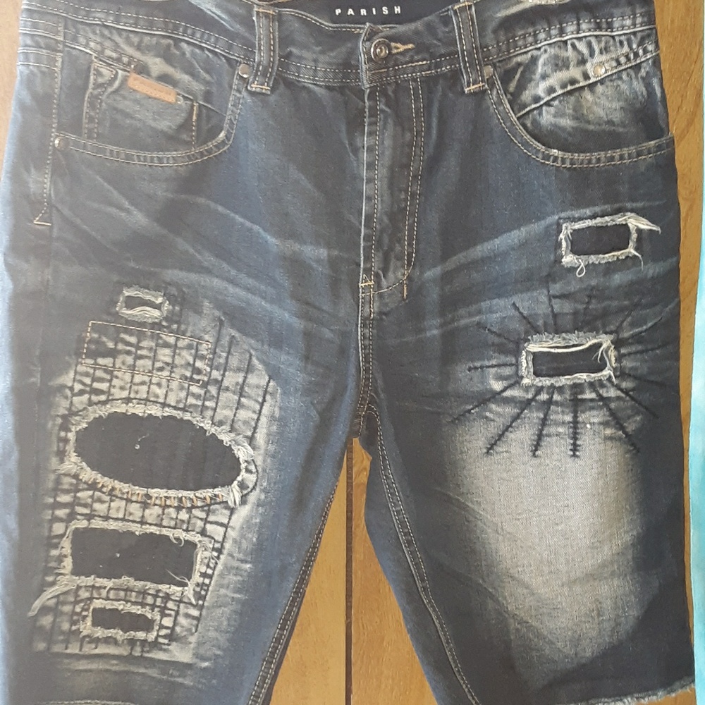 Men's Parish Patchwork Shorts Size 32